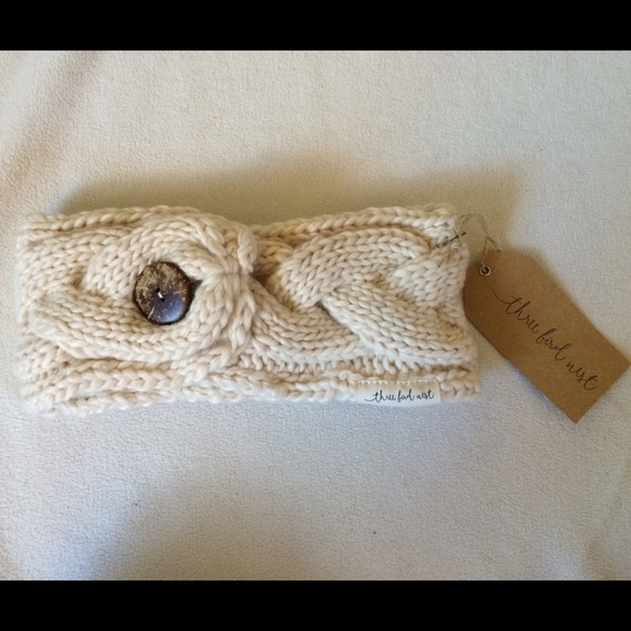 ⭐️LASTONE⭐️Knitted Button Fleece Headband - Picture 4 of 4