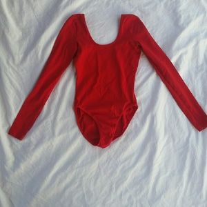 🌵🌹NWOT AA long sleeve, low back bodysuit