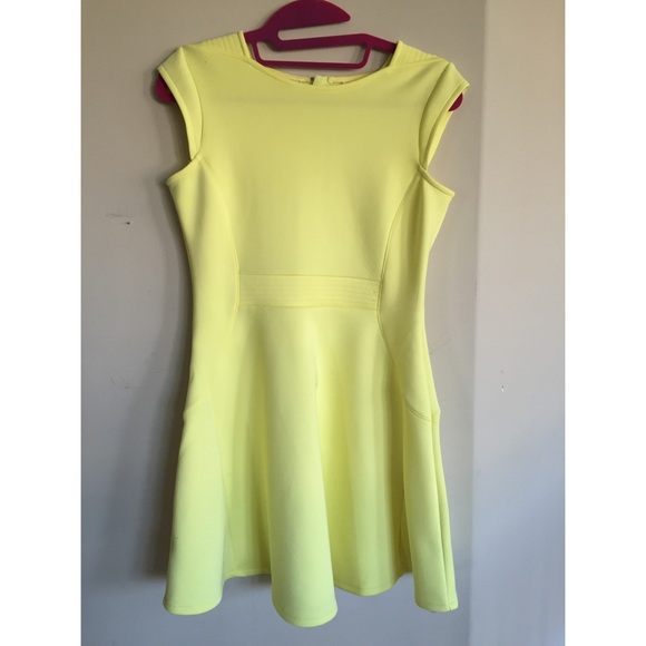 Yellow Ted baker dress