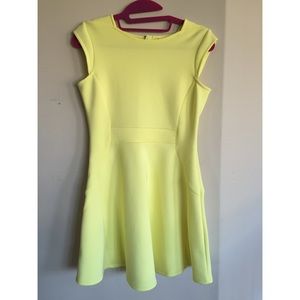 Yellow Ted baker dress