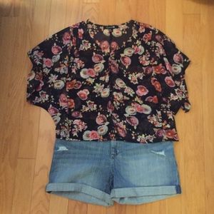 Floral Cropped Top
