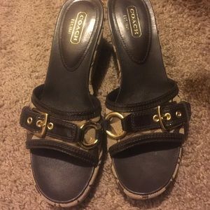 Coach wedges