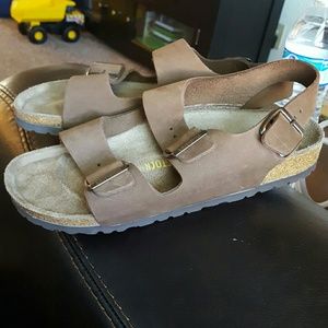 Brown Birkenstocks