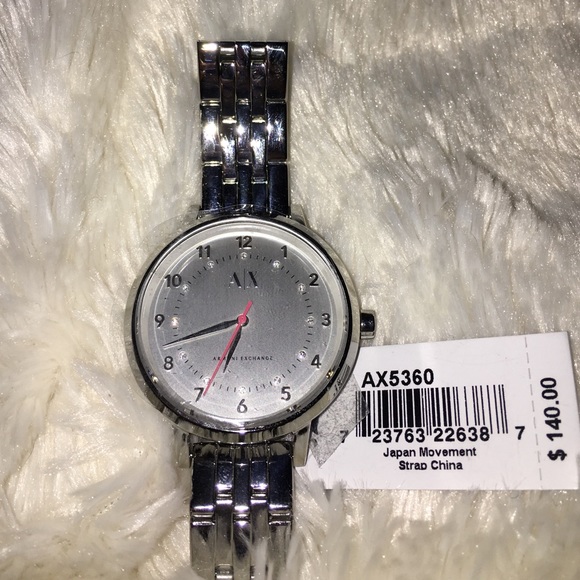 Women's Armani Exchange sterling silver watch!