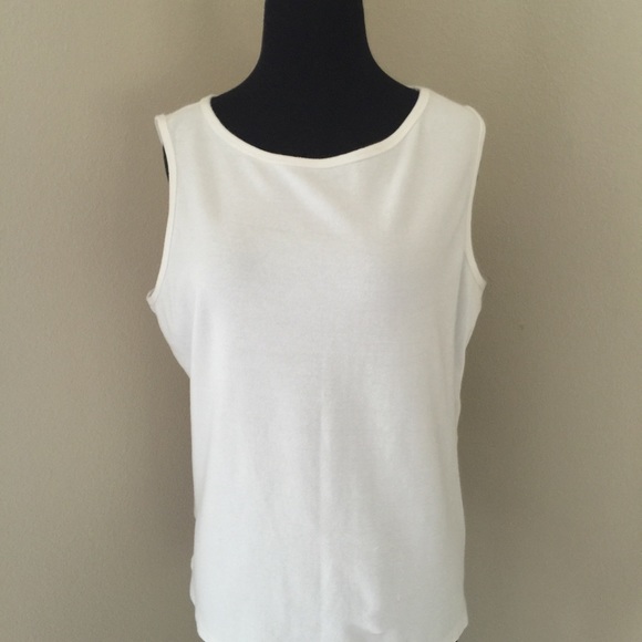Solid white camisole