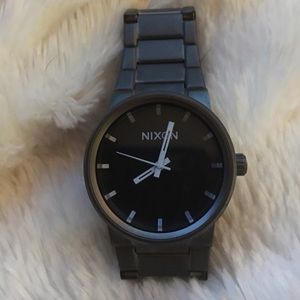 Men's Nixon silver watch
