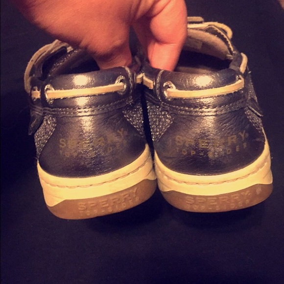 Adorable sparkly gray sperrys!!😍 - Picture 3 of 4