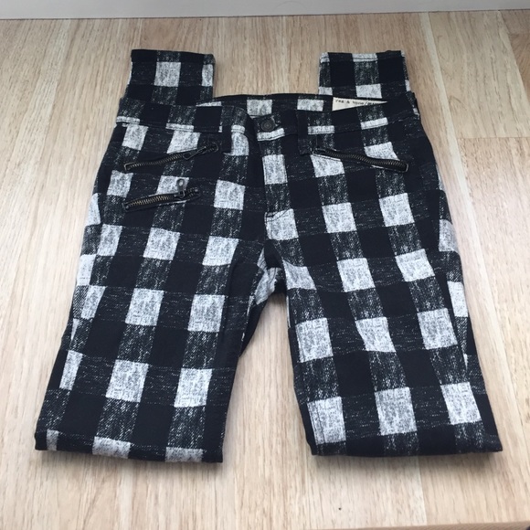 Checker print Rag & Bone jeans