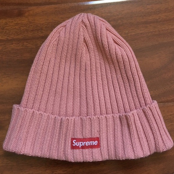 Supreme pink beanie