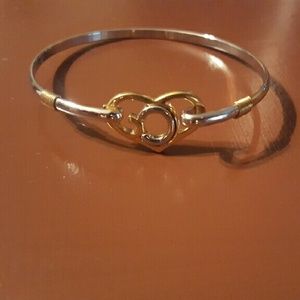 Gold and silver braclete from kays