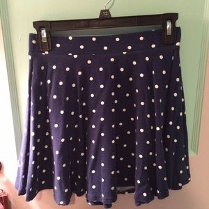 Polka dot skate skirt