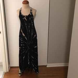 High low black dress