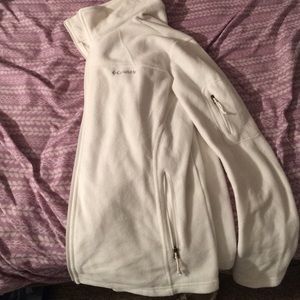 Columbia fleece. NWOT white women's size XL