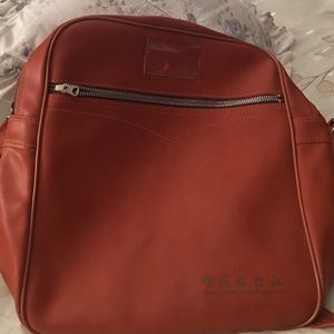 Vintage messenger carry on bag