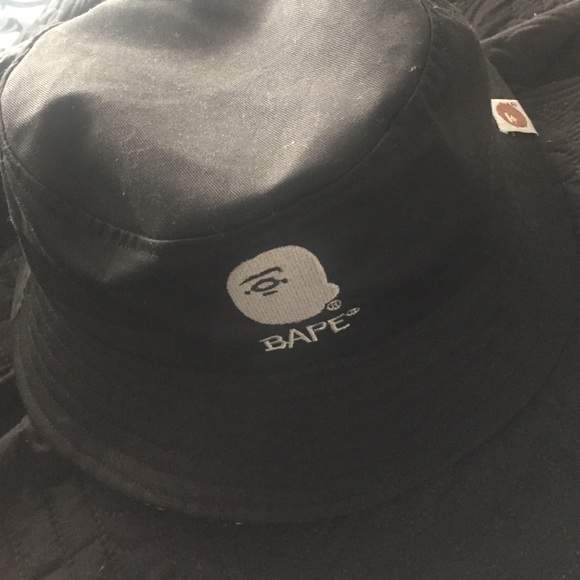 Bape Black Bucket Hat