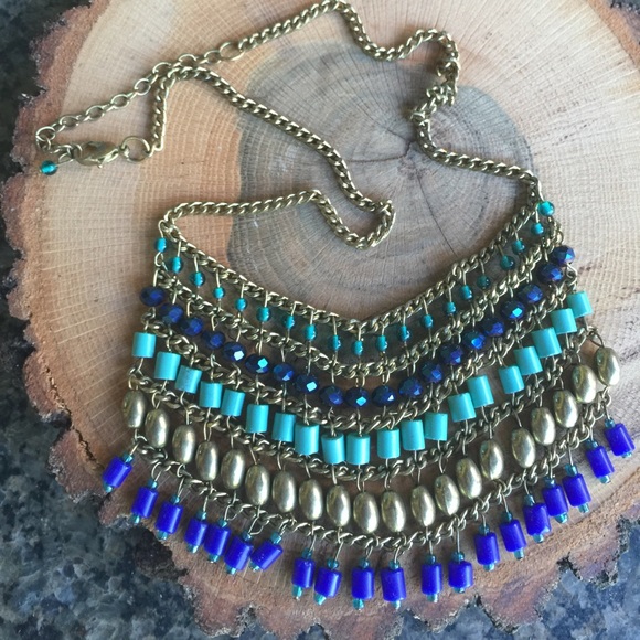 Aztec tribal necklace