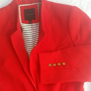 🌵🌹NWOT The Limited bright red 3/4 sleeve blazer