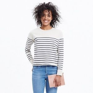 NWT Madewell Cutoff Sweatshirt