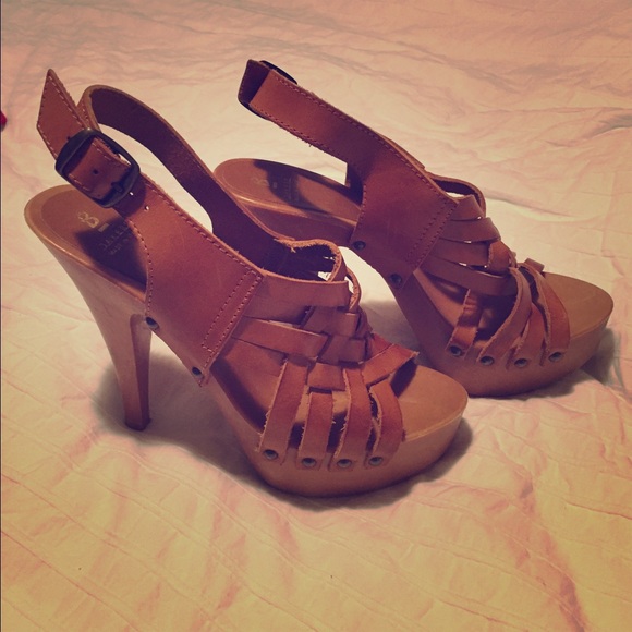 Platform sandals by Bakers