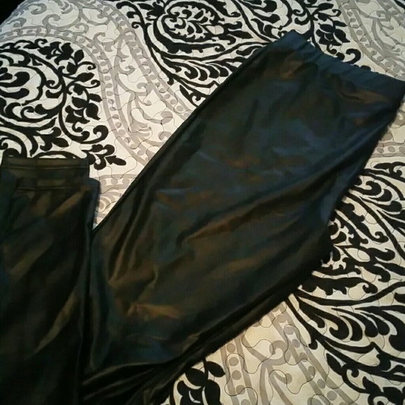 Kardashian kollection faux leather pants