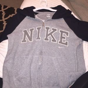 NIKE zip up hoodie