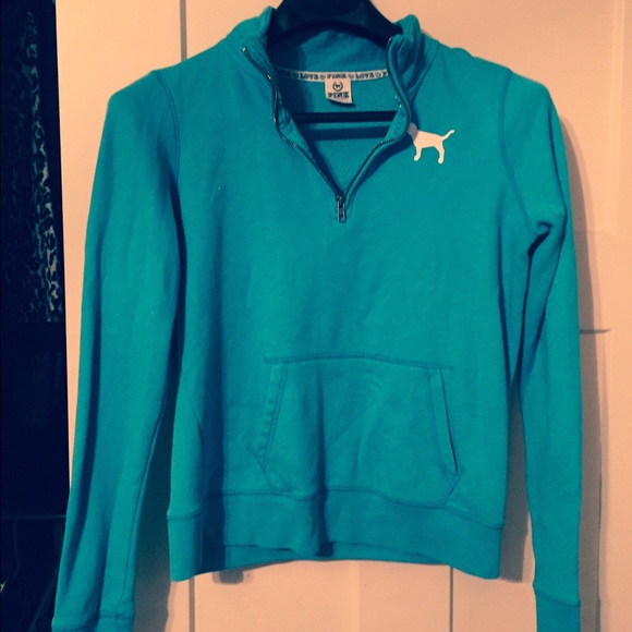 PINK Victoria's Secret Tops - Pink 1/4 zip