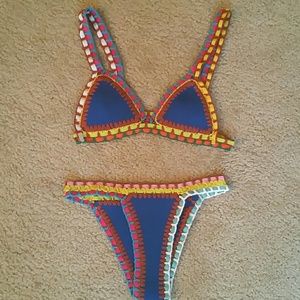 Final drop!Brandnew neoprene crochet bikini