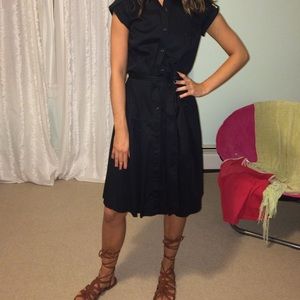 Ralph Lauren black knee length dress