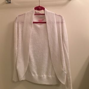 Lilly Pulitzer White Amalie Cardigan