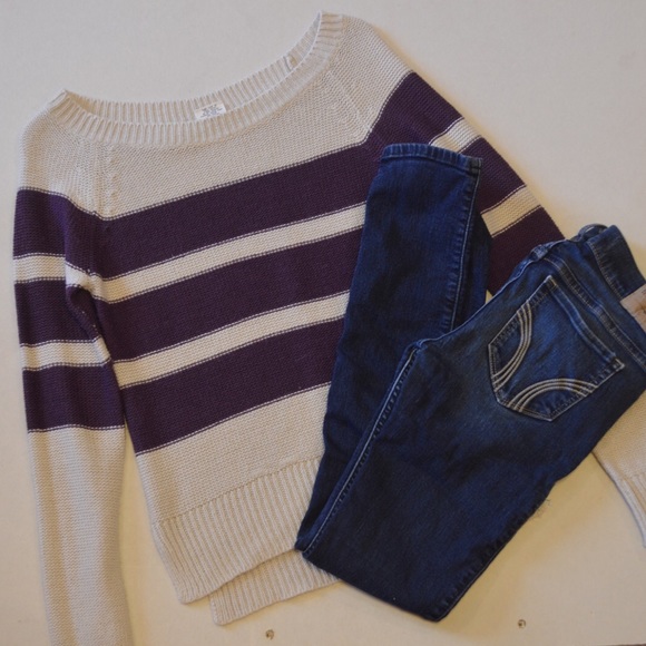 Hollister jeans and long sleeve bundle