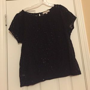 Black Lace Top