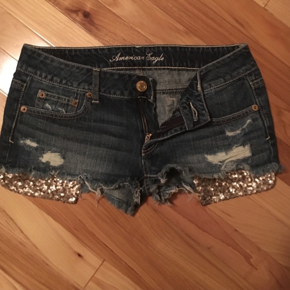 American eagle sequin pocket shorties