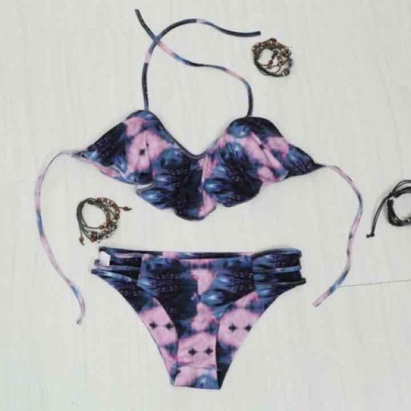 NIP Tie Dye Bikini - Picture 2 of 3