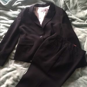 Kasper brand black suit