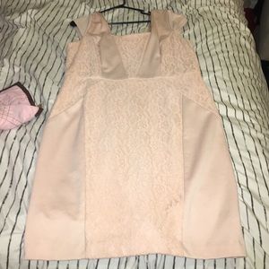 Cream lace dress