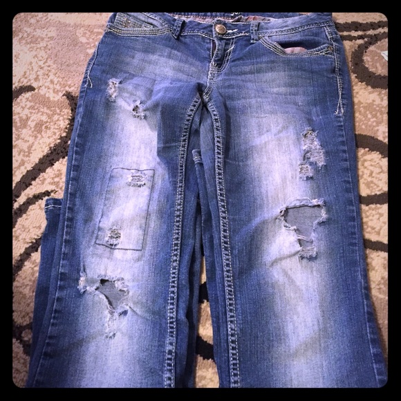 Amethyst Ripped Jeans