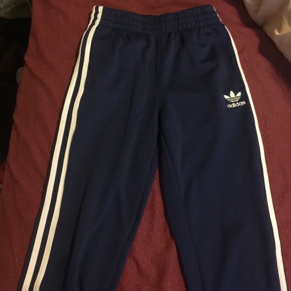 Dark blue adidas joggers