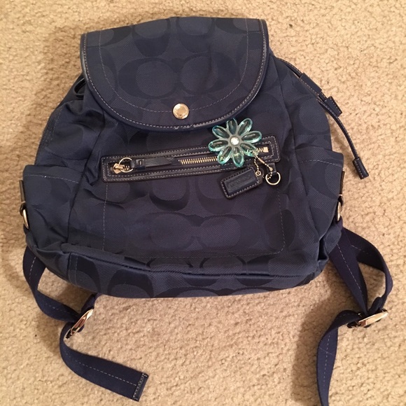 Coach mini medium backpack purse!
