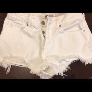 Brandy Melville white shorts