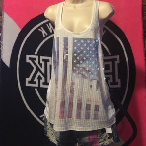 🇺🇸Vs tank sequin top🇺🇸