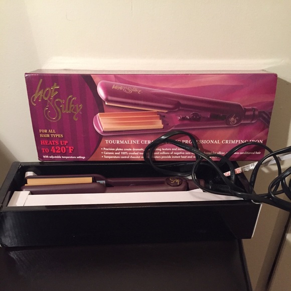 Hot silky crimping iron