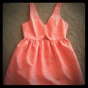 Zara Pink Dress with Keyhole