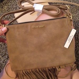 Victoria's Secret Suede Cross Body Purse