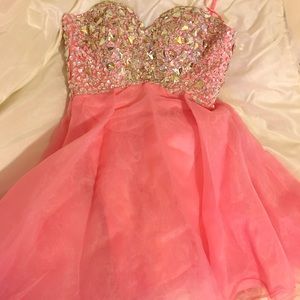 Bubblegum Pink Prom/Homecoming Dress