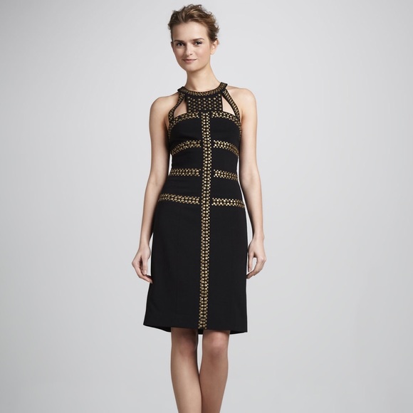 🌟🌟NWT🌟🌟 BCBG Max Azria Studded Cutout Halter