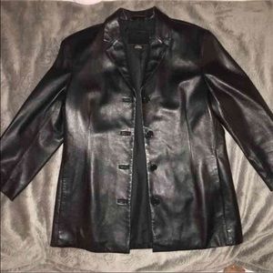 Coach Black Leather Jacket