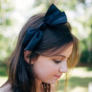 Black Bow Headband