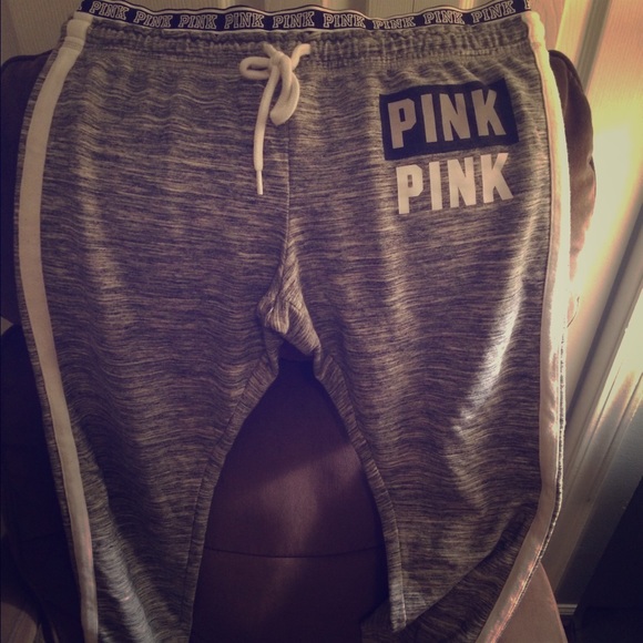 Pink sweatpants