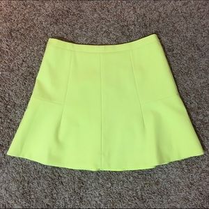 J. CREW  Electric Yellow Skirt