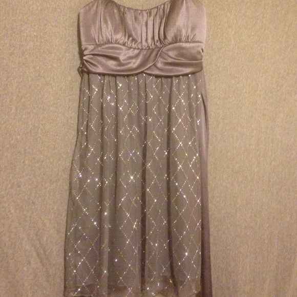 Grey mini dress